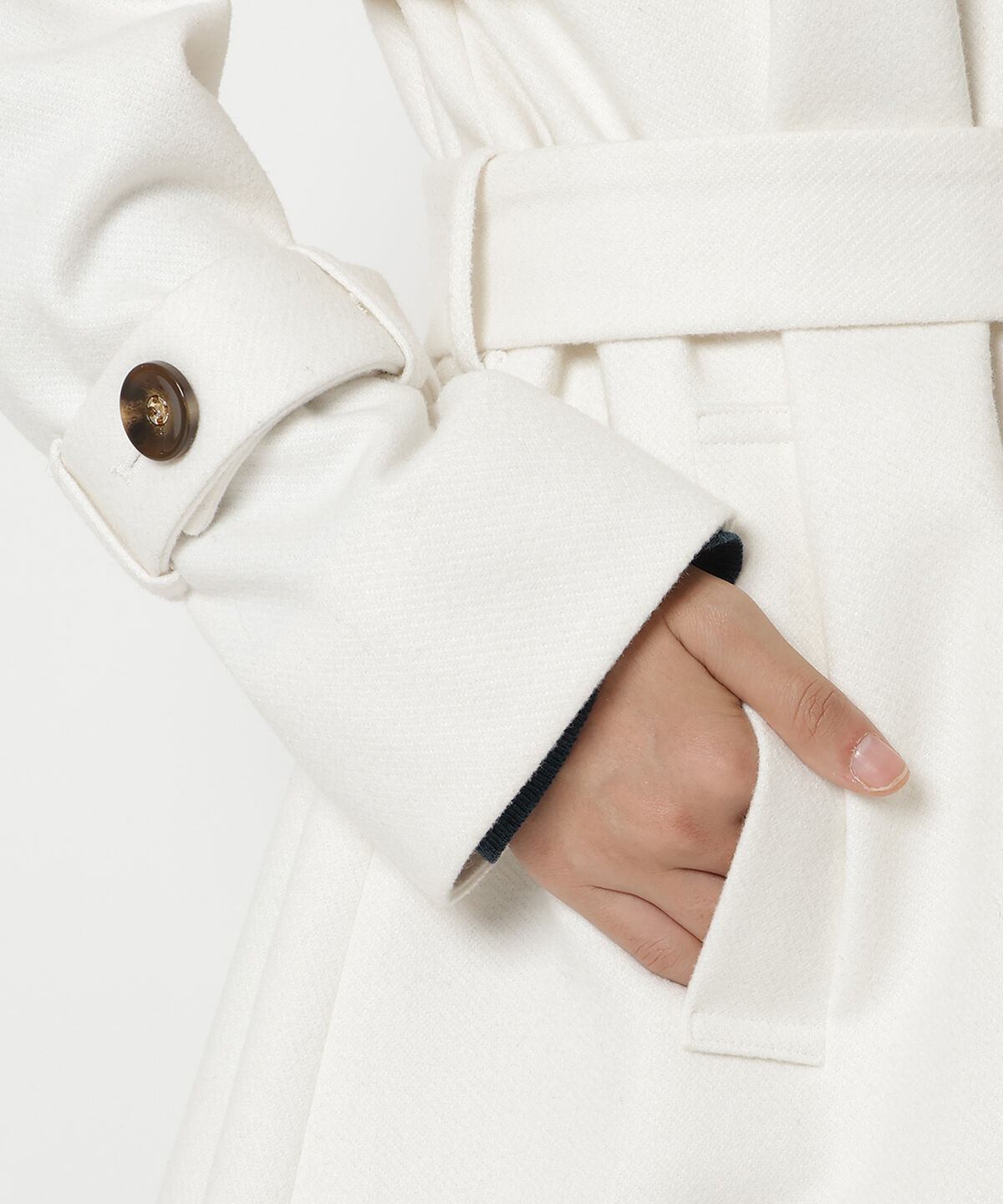 REDYAZEL「スタンドカラーショートコート」|ステンカラーコート|