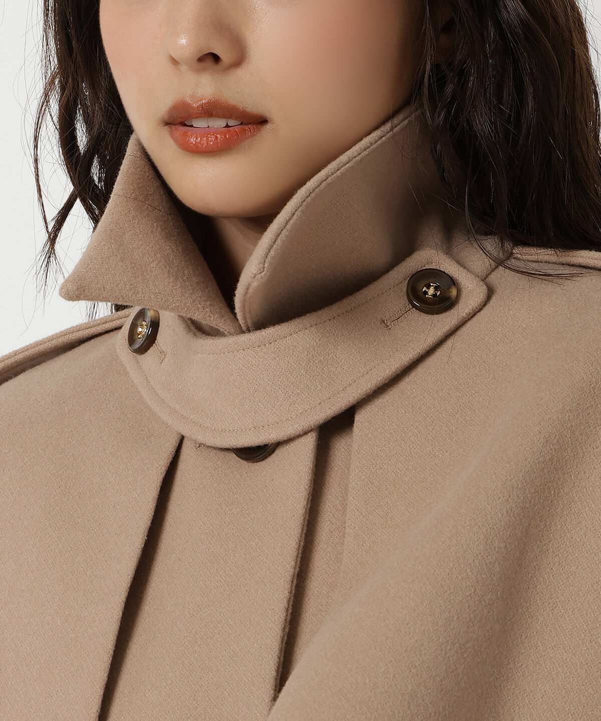 REDYAZEL「スタンドカラーショートコート」|ステンカラーコート|