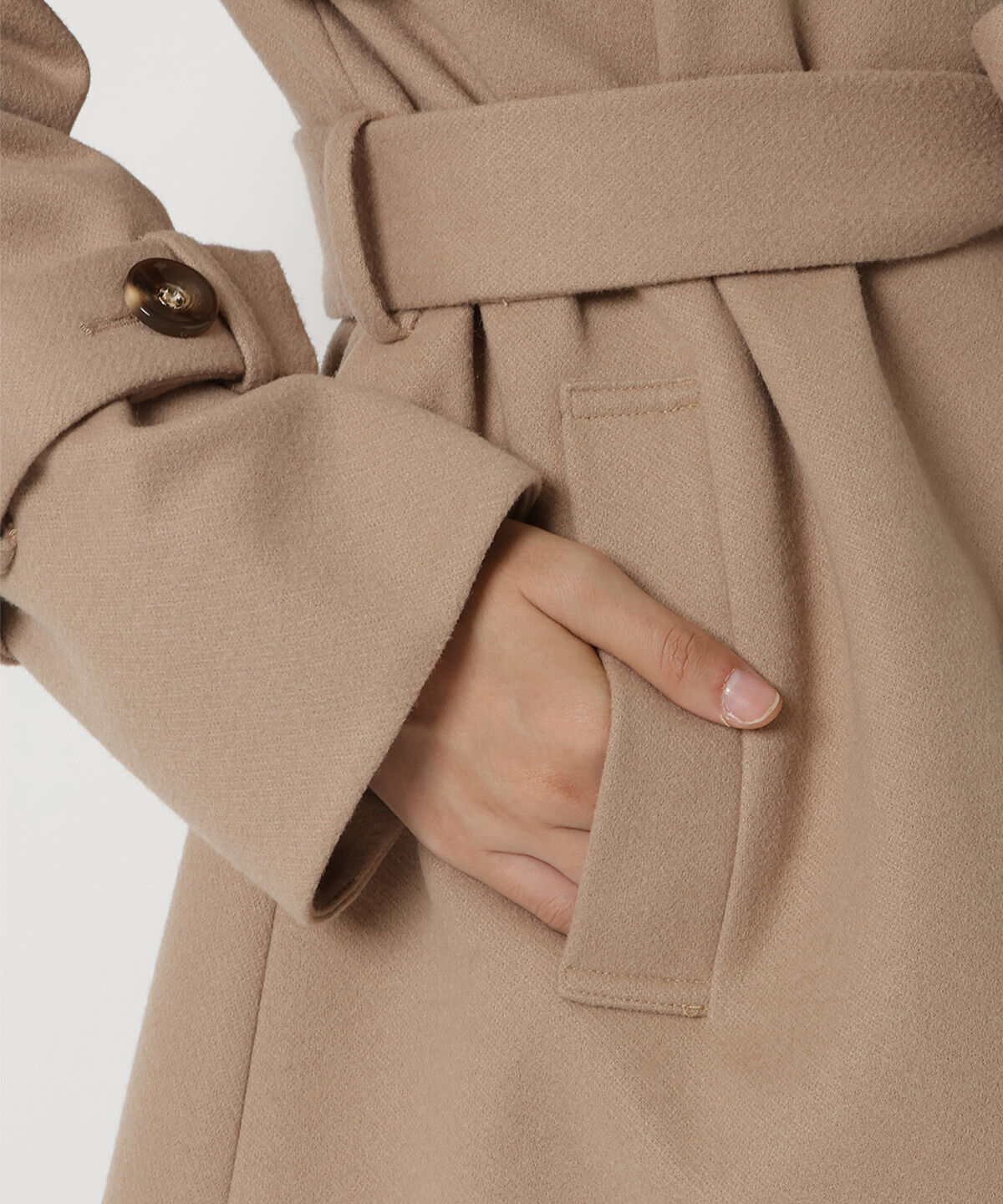 REDYAZEL「スタンドカラーショートコート」|ステンカラーコート|