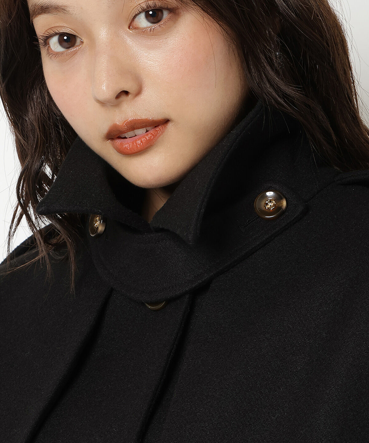 REDYAZEL「スタンドカラーショートコート」|ステンカラーコート|