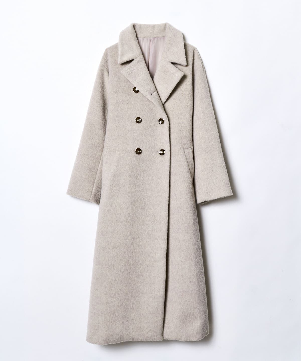 REDYAZEL「シャギーロングコート」|ステンカラーコート|