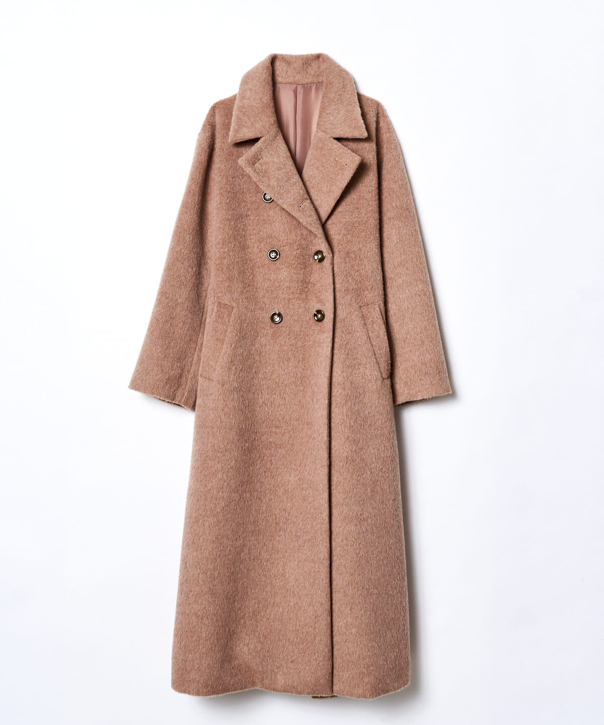 REDYAZEL「シャギーロングコート」|ステンカラーコート|