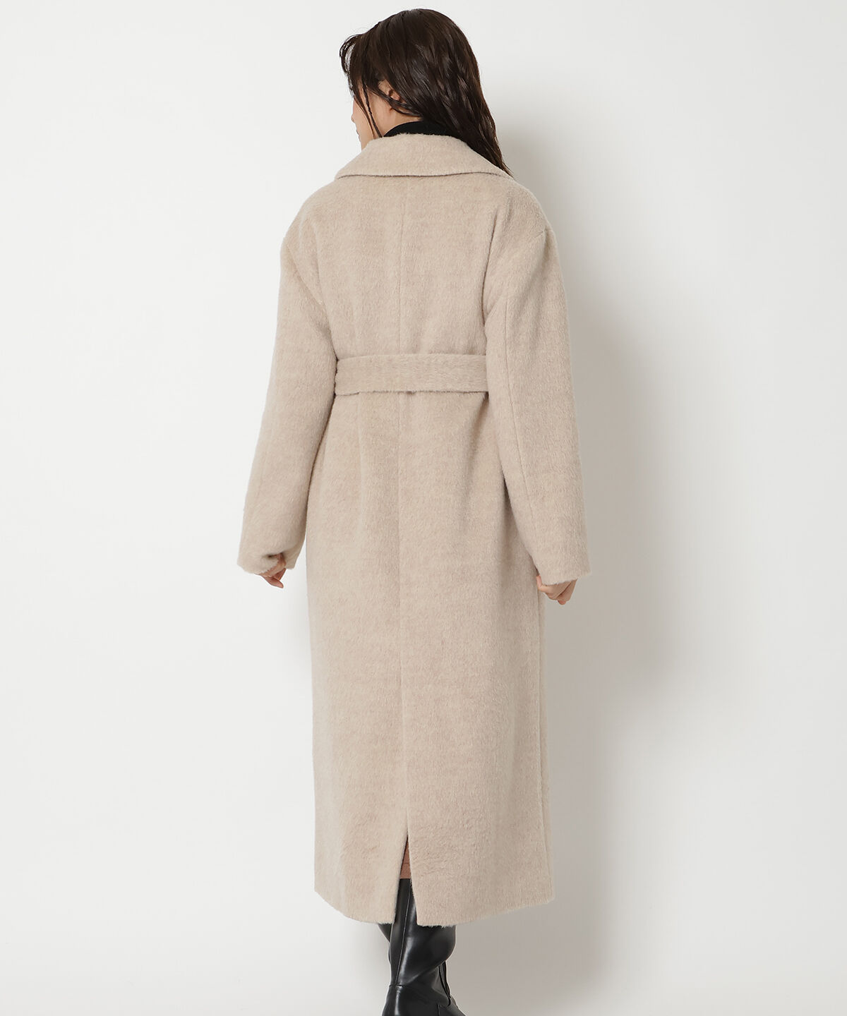 REDYAZEL「シャギーロングコート」|ステンカラーコート|