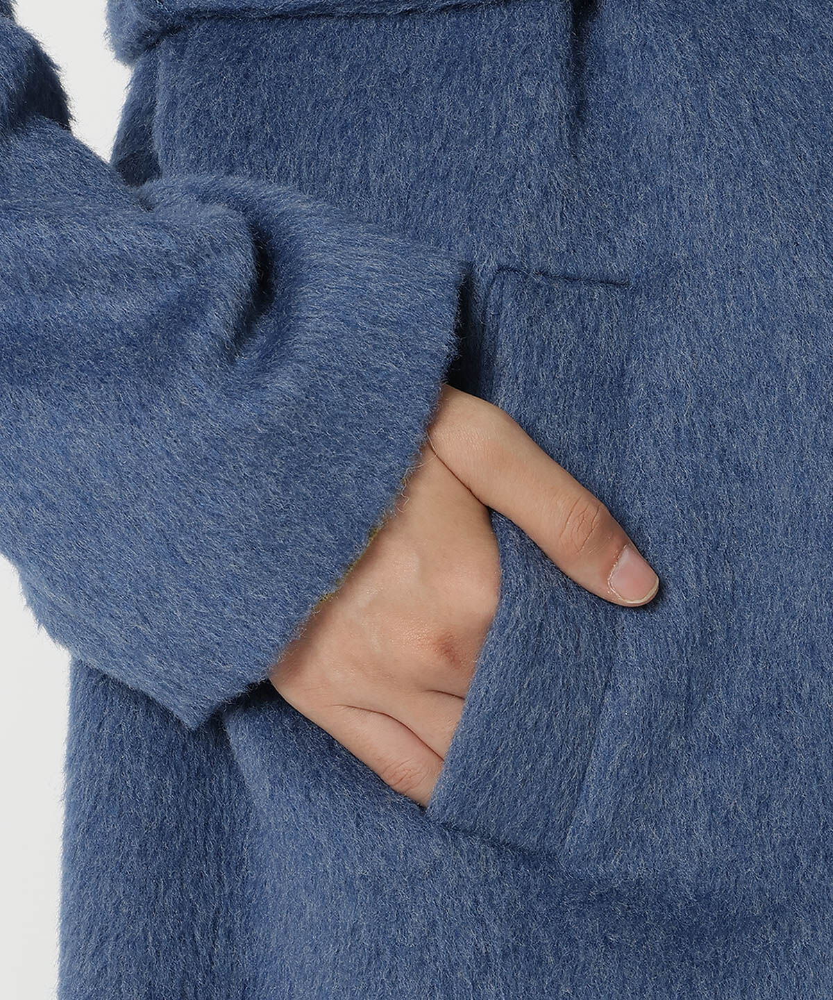 REDYAZEL「シャギーロングコート」|ステンカラーコート|