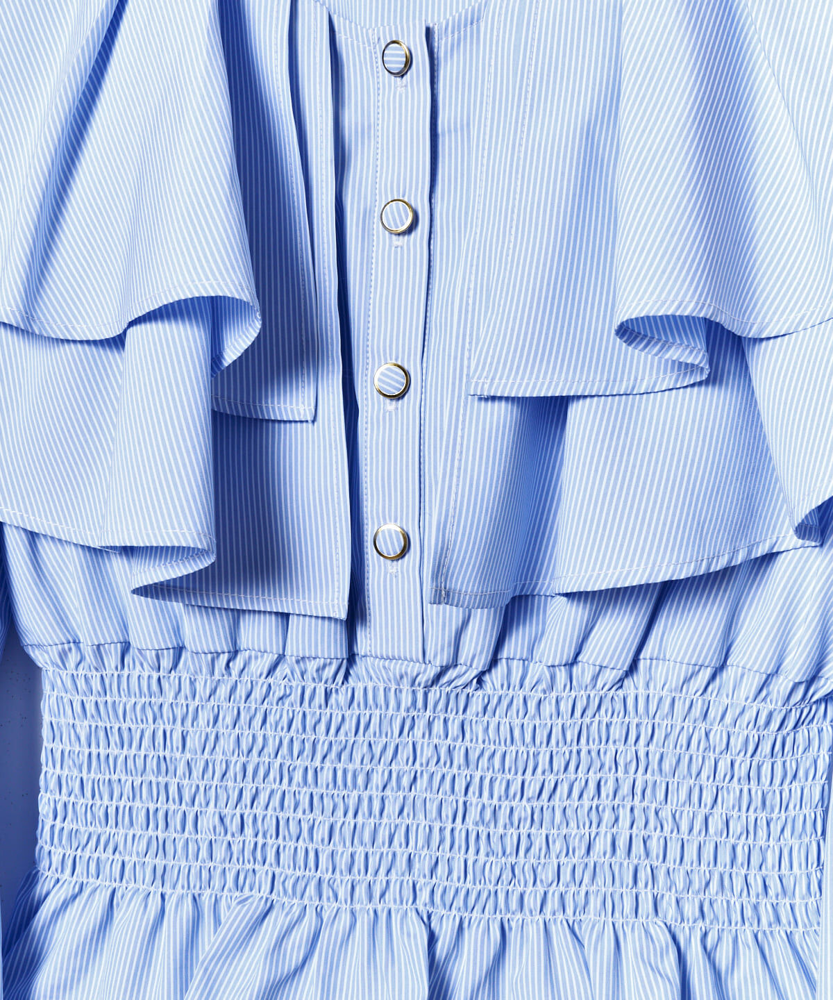 REDYAZEL「ストライプ肩あきブラウス」|シャツ・ブラウス|