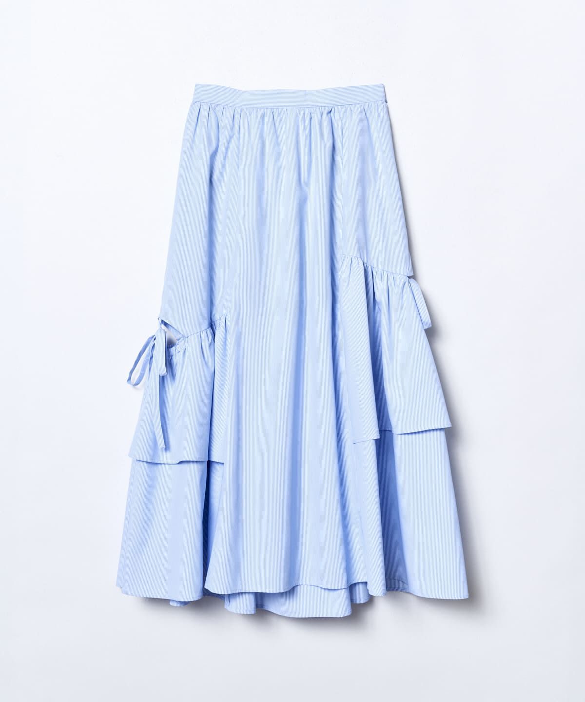 REDYAZEL「ストライプレッグ開きスカート」|フレア|