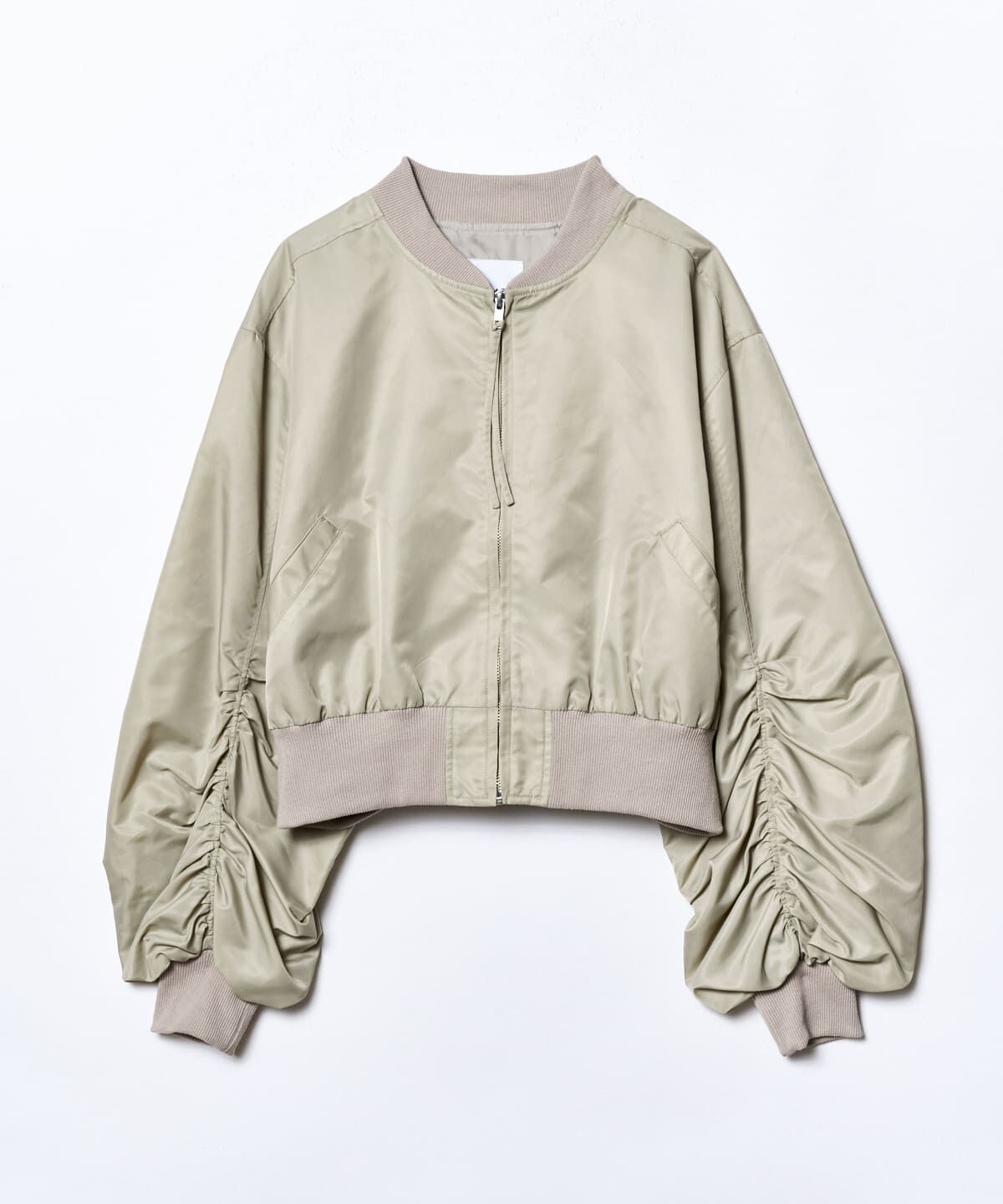 REDYAZEL「袖ギャザーMA-1」|ブルゾン・スタジャン|
