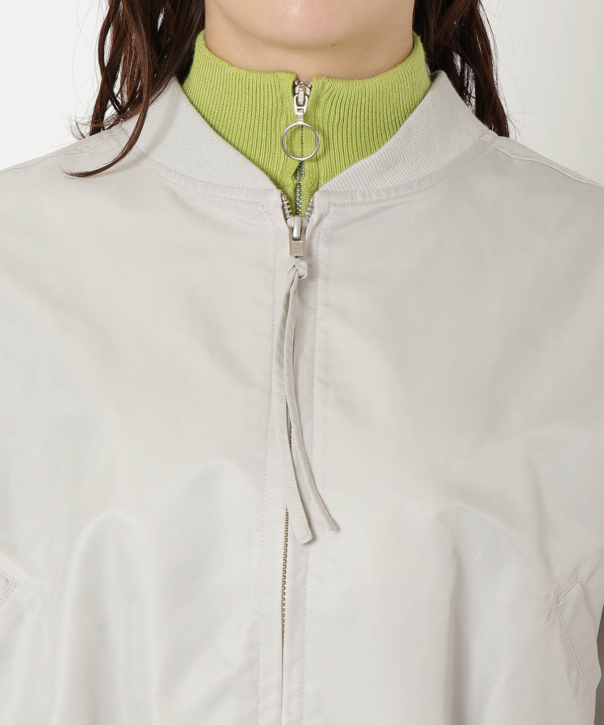 REDYAZEL「袖ギャザーMA-1」|ブルゾン・スタジャン|