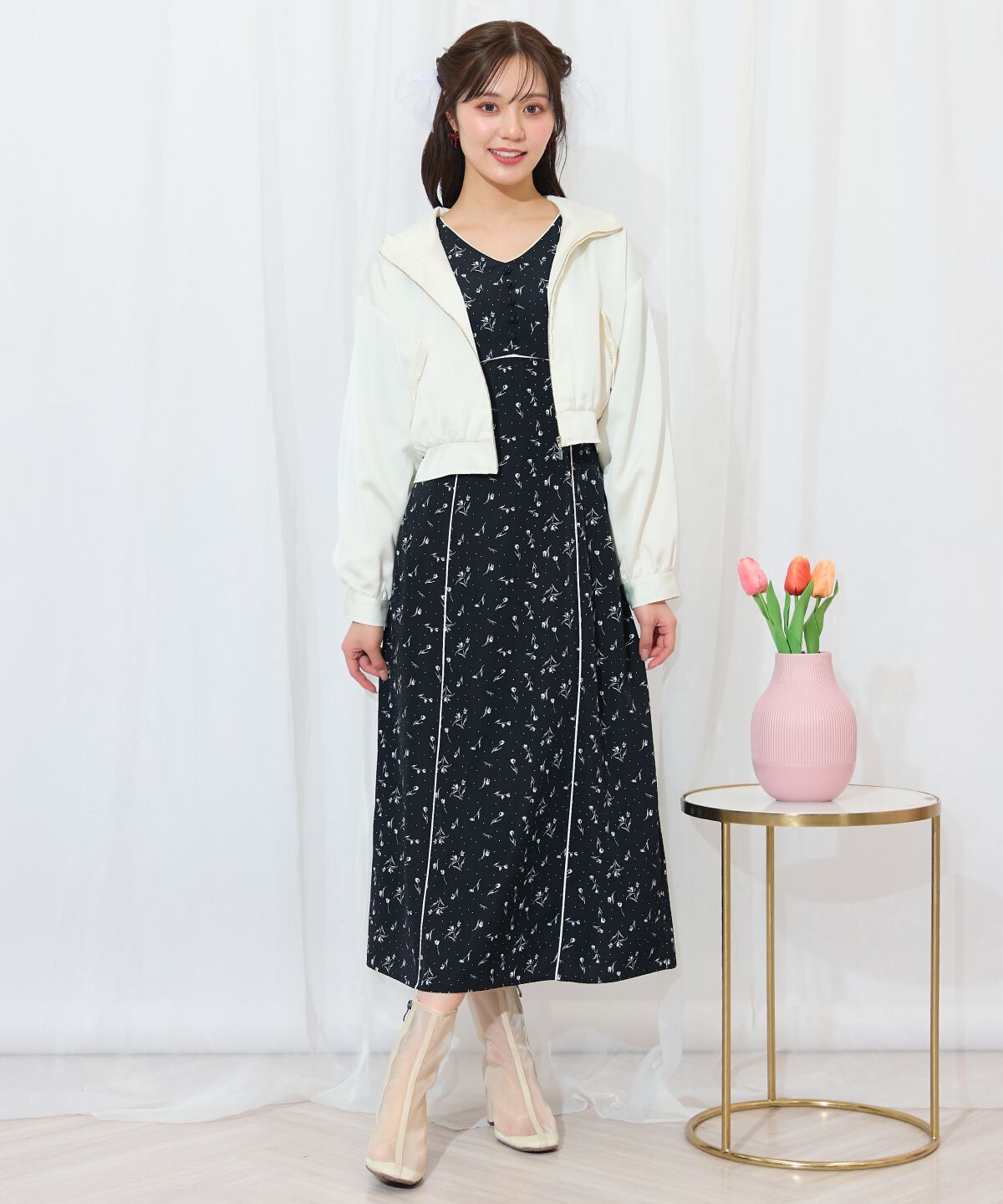 WILLSELECTION「リボンポケットブルゾン」|ブルゾン・スタジャン|