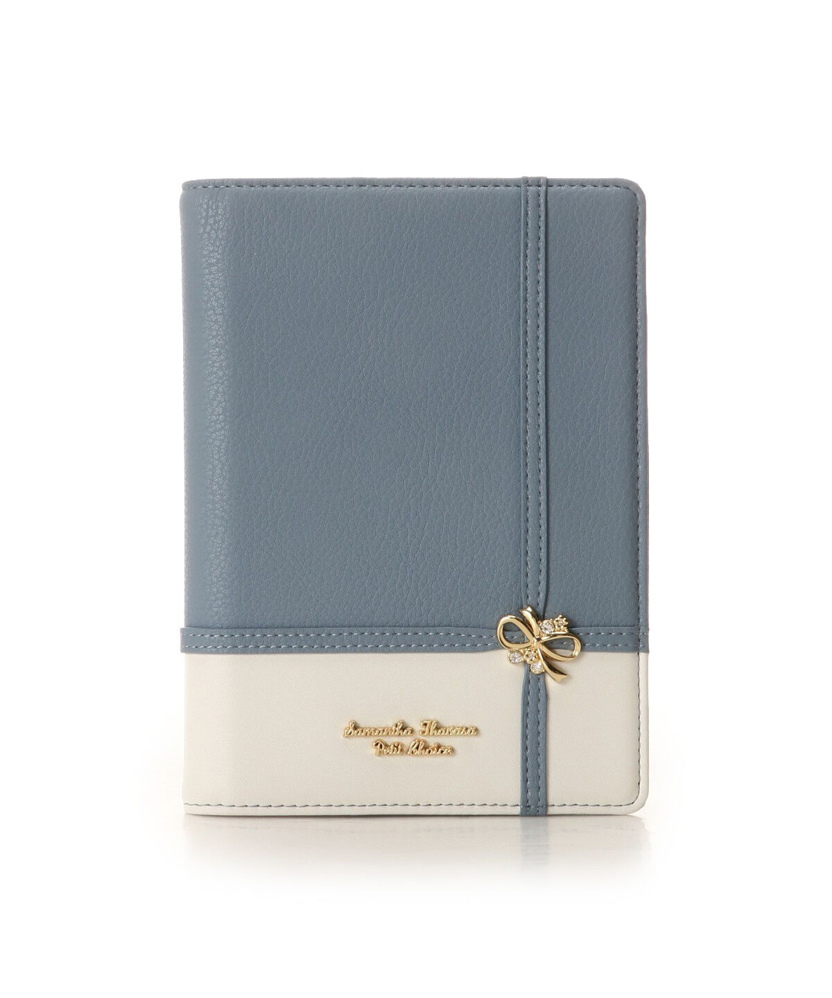 Samantha Thavasa Petit Choice「リボンラッピング手帳カバー 小」|その他|ライトブルー