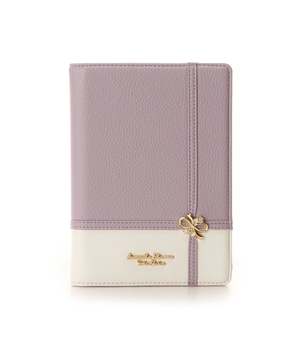 Samantha Thavasa Petit Choice「リボンラッピング手帳カバー 小」|その他|ラベンダー