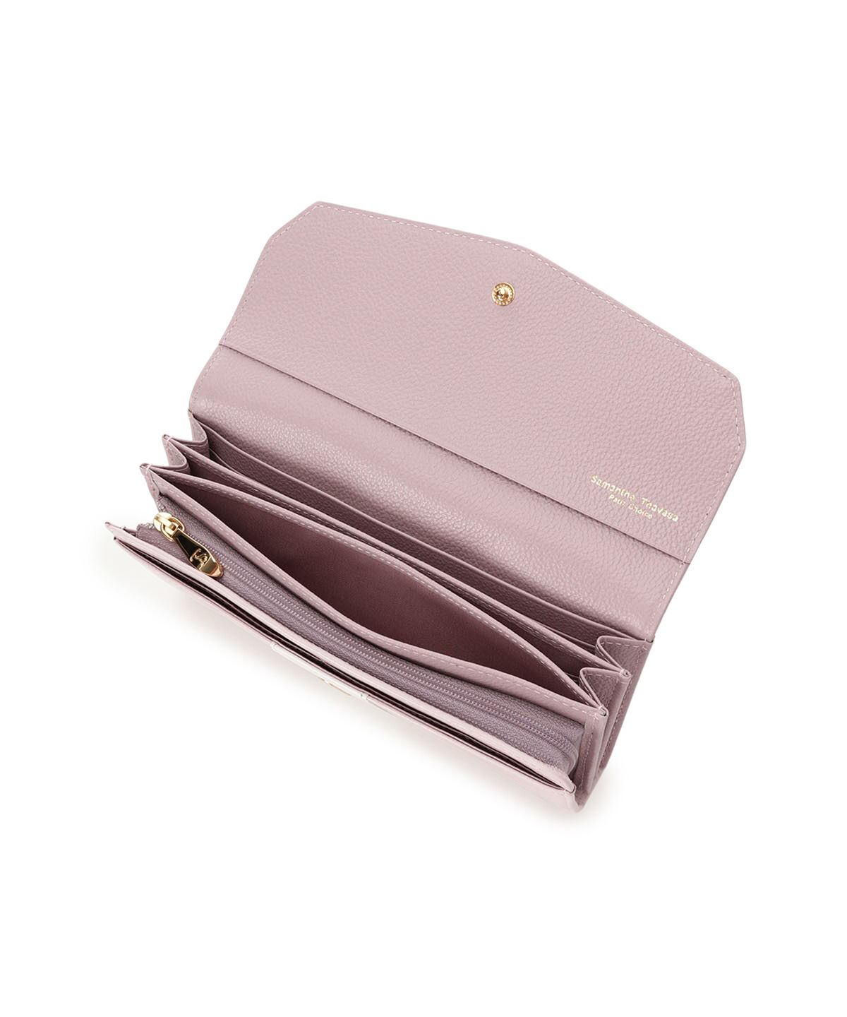 Samantha Thavasa Petit Choice「バイカラープルアップレザー 長財布」|財布|