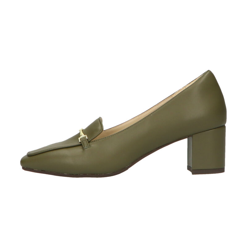 ORiental TRaffic「【跳べるパンプス/シリーズ累計１５０万足突破】ビットモチーフ/R-3207 ヒール ローファー」|パンプス|