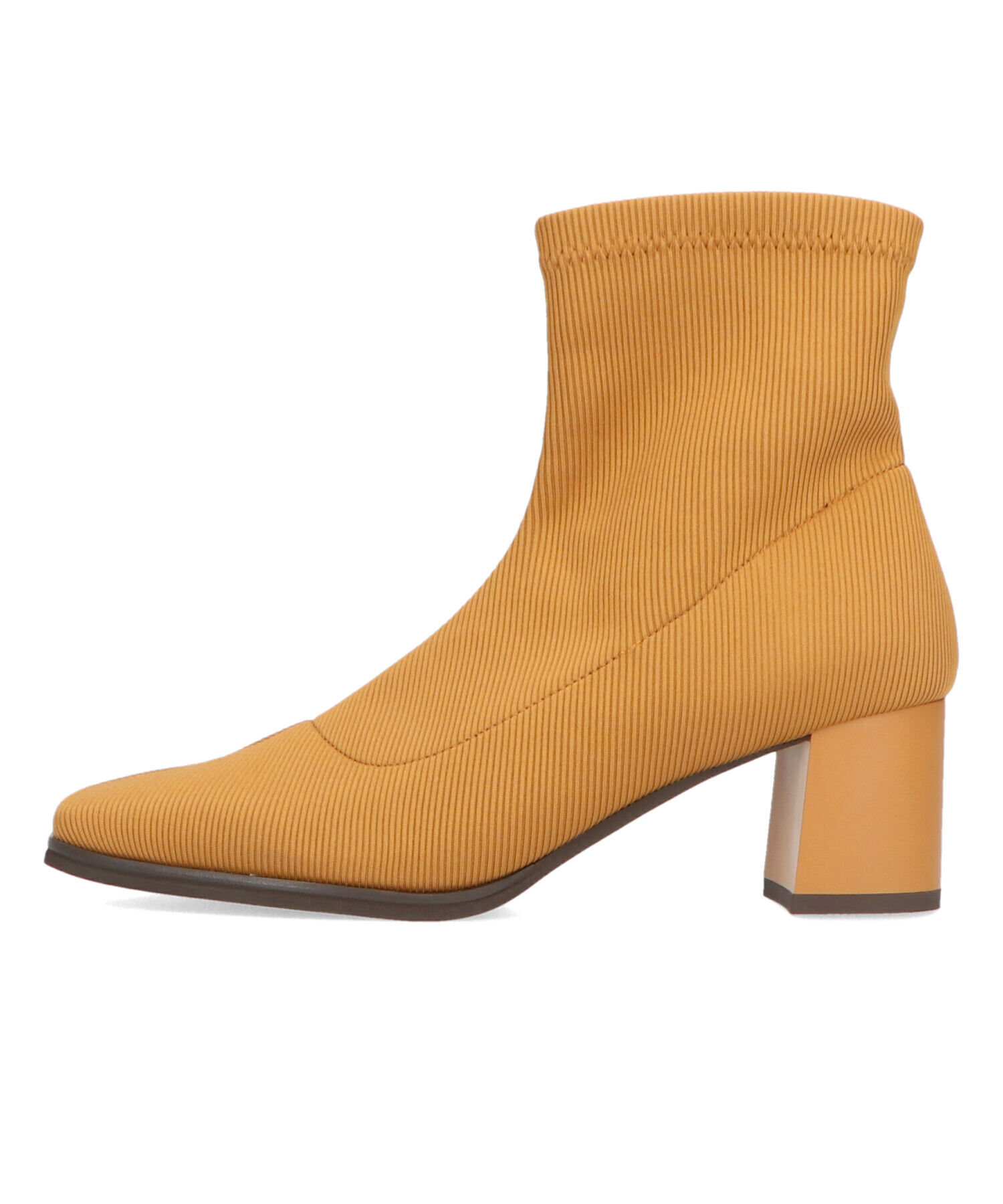 ORiental TRaffic「スクエアトゥ ニットブーツ /41407 柔らかい」|ショートブーツ|