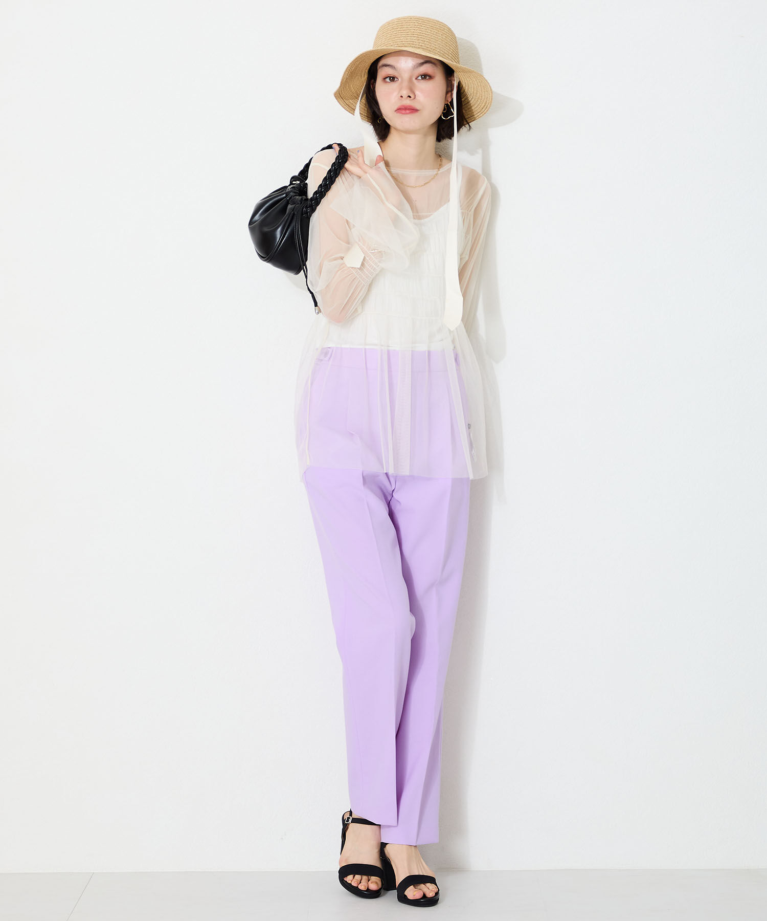 ORiental TRaffic「【トレンド】編み込みハンドバッグ/BA-244」|ショルダー・メッセンジャー|