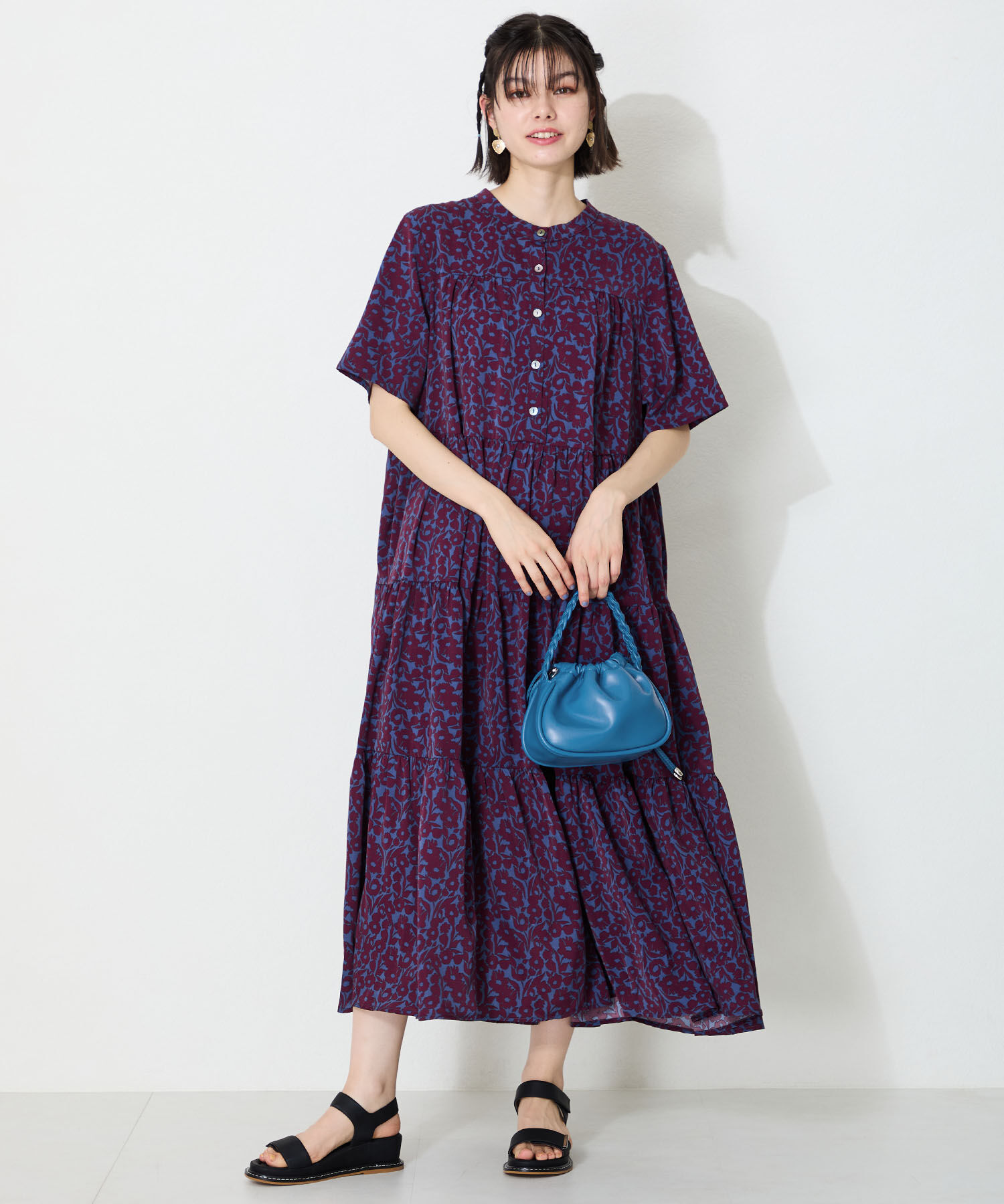 ORiental TRaffic「【トレンド】編み込みハンドバッグ/BA-244」|ショルダー・メッセンジャー|