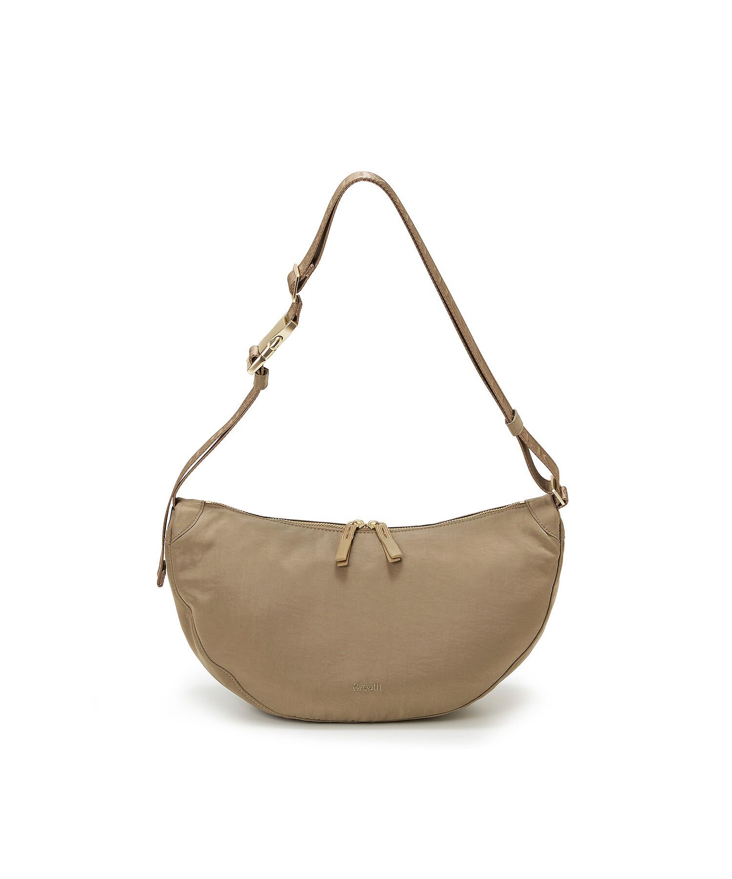 TOPKAPI BREATH「【Breath TOPKAPI】Freely フリーリー ナイロン ロゴテープ  ラウンド ショルダーバッグ」|ショルダー・メッセンジャー|