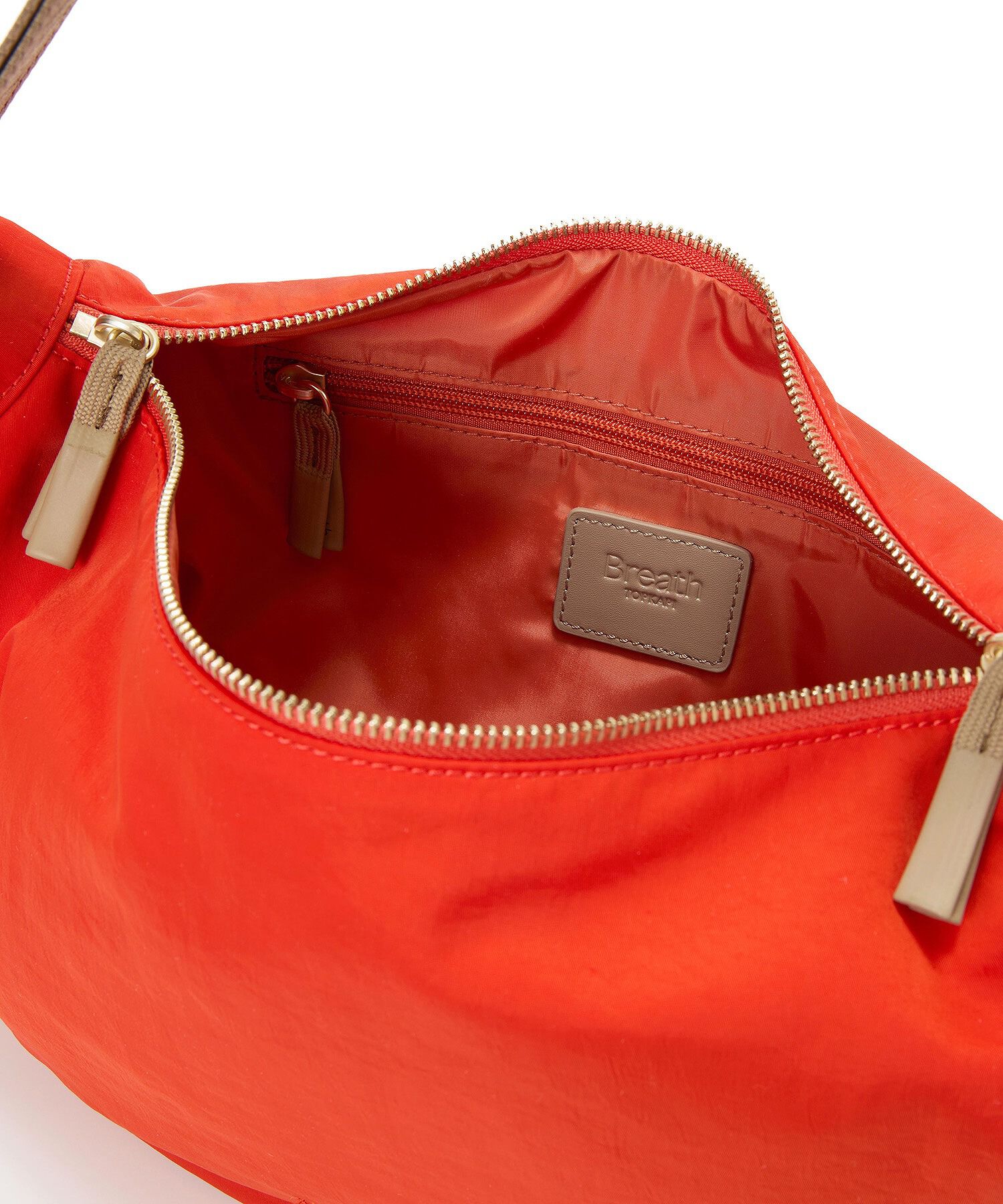 TOPKAPI BREATH「【Breath TOPKAPI】Freely フリーリー ナイロン ロゴテープ  ラウンド ショルダーバッグ」|ショルダー・メッセンジャー|