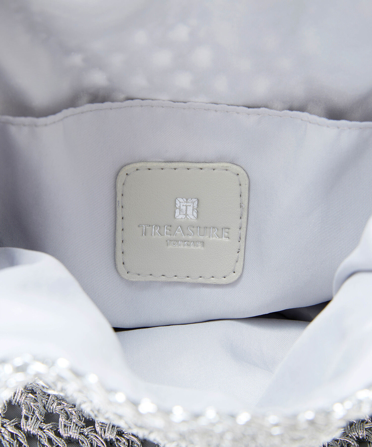 TOPKAPI TREASURE「【TREASURE TOPKAPI】メタリック ラウンド トートバッグ」|ショルダー・メッセンジャー|