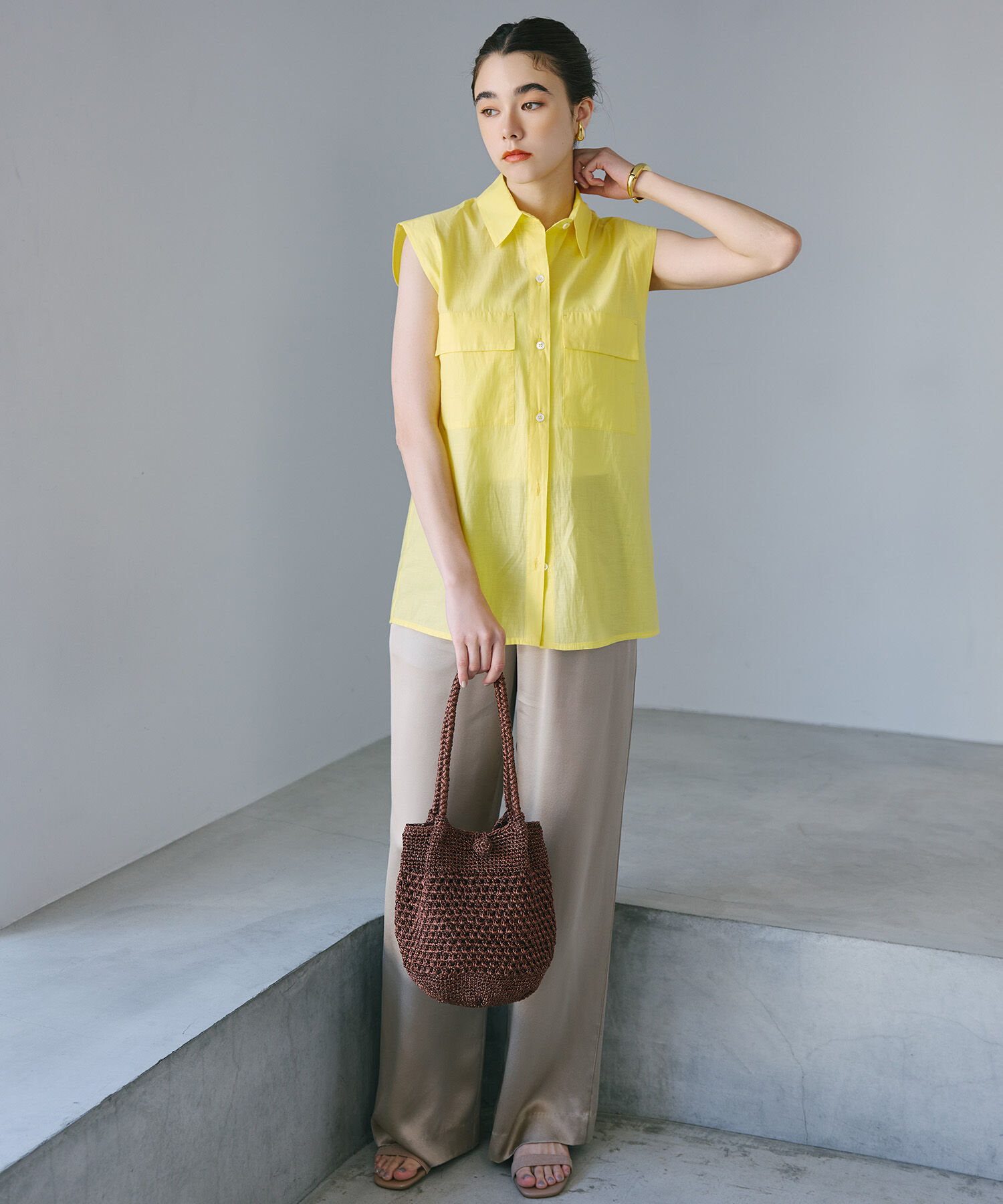 TOPKAPI TREASURE「【TREASURE TOPKAPI】メタリック ラウンド トートバッグ」|ショルダー・メッセンジャー|