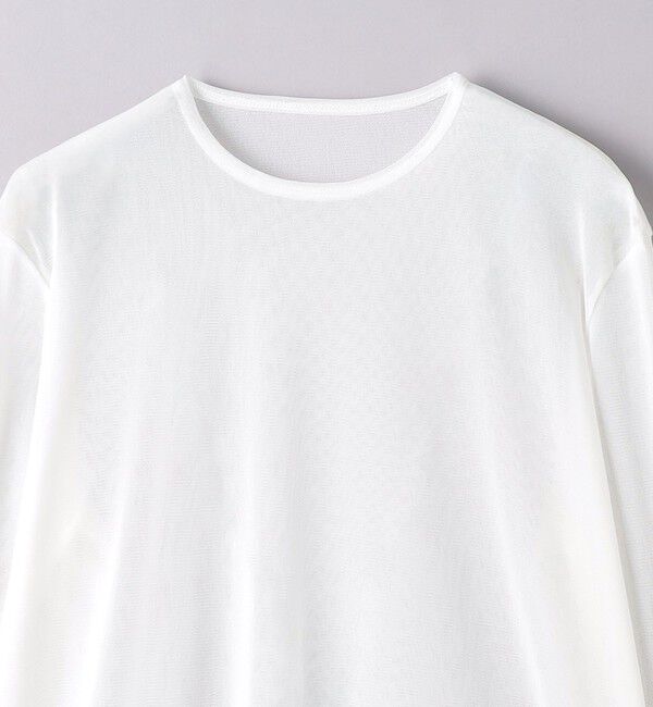 UNITED ARROWS「チュール ジャージー カットソー」|Tシャツ・カットソー|