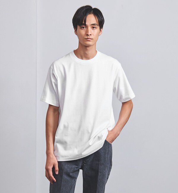 UNITED ARROWS「SARROWS/サローズ オーガニックコットン クルーネック Tシャツ」|Tシャツ・カットソー|WHITE
