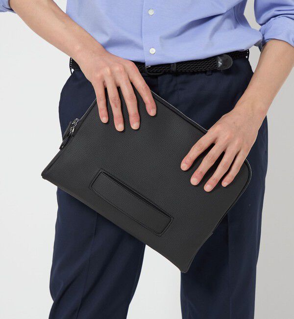 UNITED ARROWS「マイクロファイバー クラッチバッグ」|クラッチバッグ|