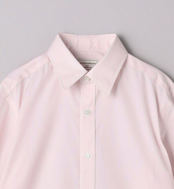 UNITED ARROWS「イージーケア AG ヘアラインストライプ ラウンドレギュラーカラー シャツ -抗菌防臭-」|シャツ・ブラウス|