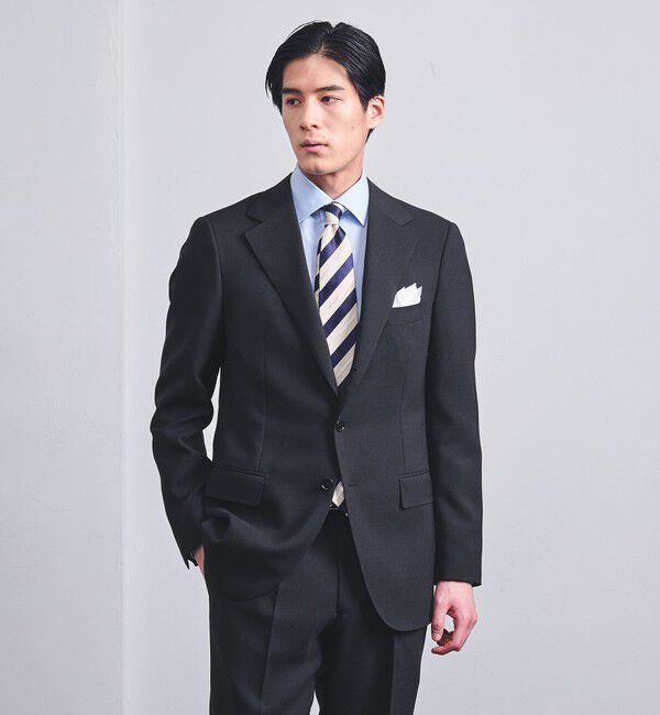 UNITED ARROWS「山栄 ポーラーソリッド 3ボタンスーツ -ストレッチ-」|その他|
