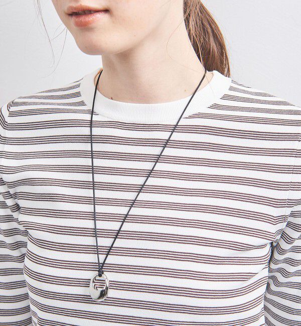 UNITED ARROWS「エッグシェイプコードネックレス」|ネックレス|SILVER