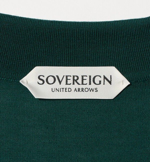 UNITED ARROWS「＜SOVEREIGN＞ハイゲージ ニットポロシャツ」|ニット・セーター|