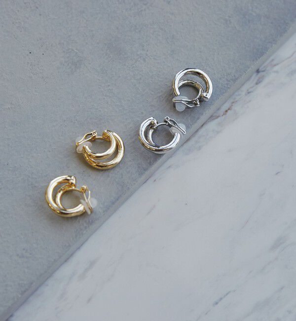 UNITED ARROWS green label relaxing「2ライン イヤリング」|イヤリング|