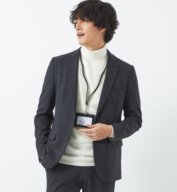 UNITED ARROWS green label relaxing「シボ レザーライク ID ホルダー」|名刺入れ・カードケース|