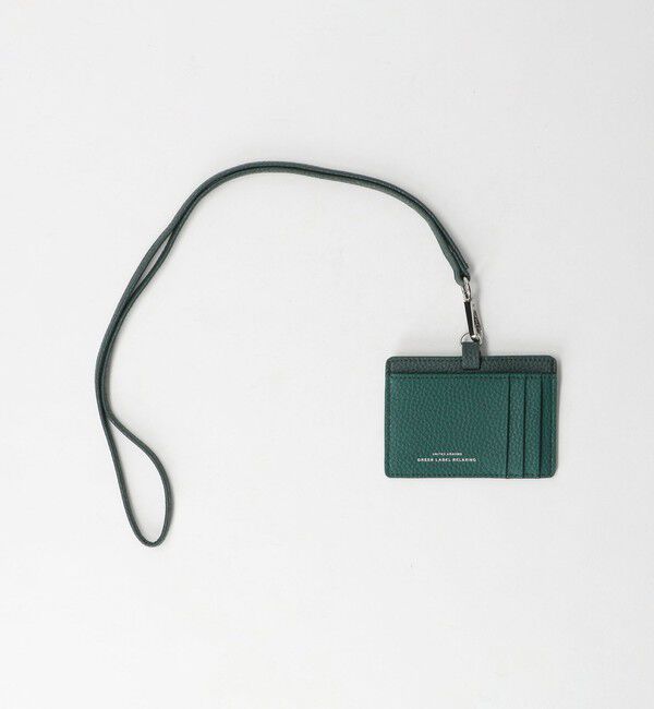 UNITED ARROWS green label relaxing「シボ レザーライク ID ホルダー」|名刺入れ・カードケース|