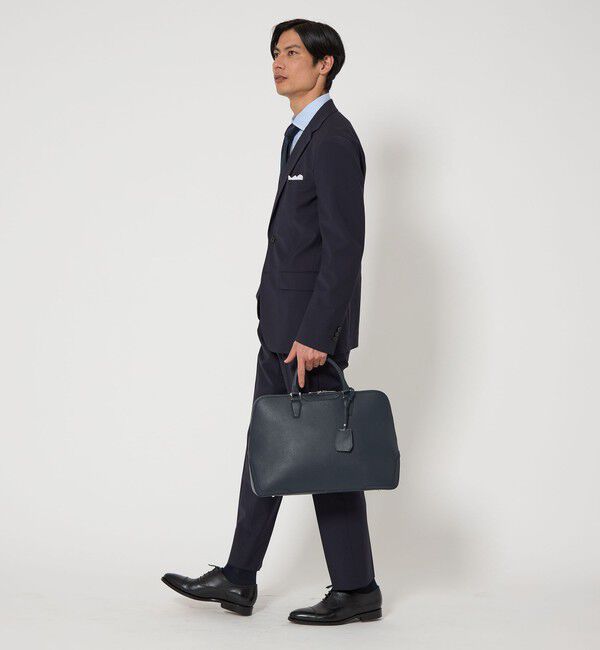 UNITED ARROWS green label relaxing「エンボス レザー ブリーフケース ビジネスバッグ」|ビジネスバッグ|