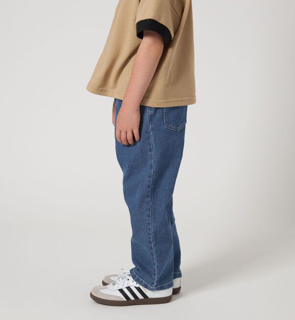 UNITED ARROWS green label relaxing「ストレッチデニム ストレートパンツ / キッズ  100cm-160cm - ストレッチ -」|デニム|