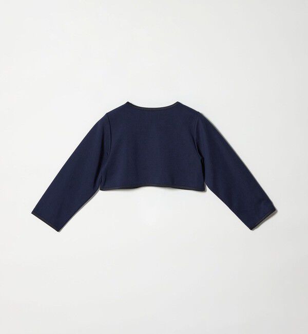 UNITED ARROWS green label relaxing「リップルボレロ / キッズ 110cm-130cm」|ノーカラージャケット|