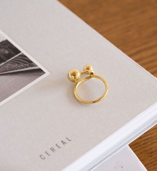 UNITED ARROWS green label relaxing「【WEB限定】ボール モチーフ リング」|リング|