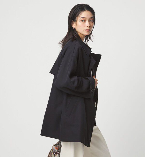 UNITED ARROWS green label relaxing「［size SHORTあり］ミドル トレンチ コート 撥水」|トレンチコート|