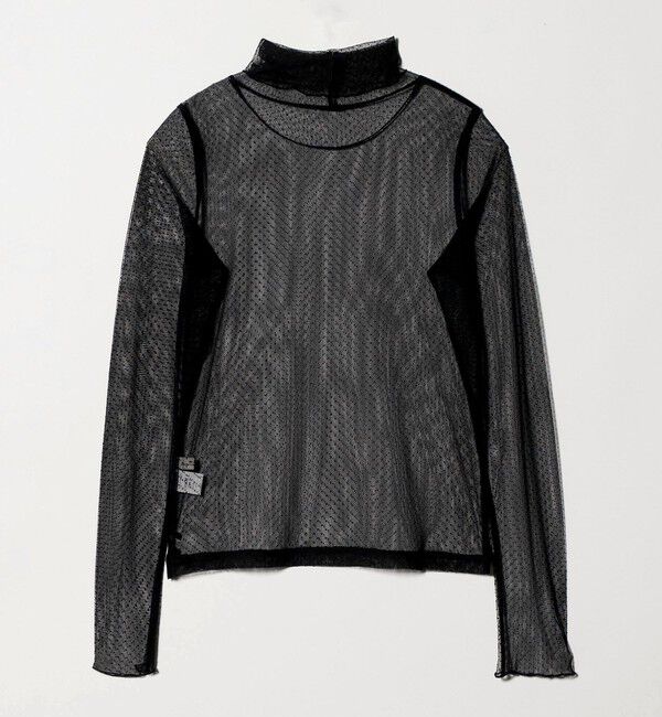 UNITED ARROWS green label relaxing「シアー ドット タートルネック カットソー」|Tシャツ・カットソー|