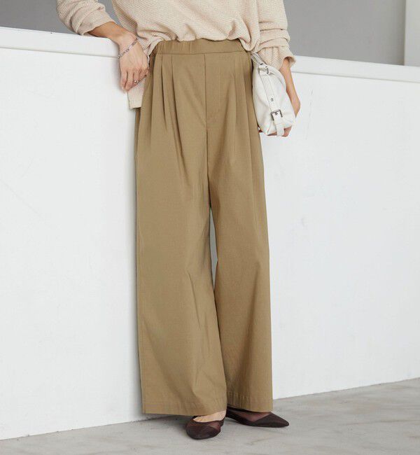 UNITED ARROWS green label relaxing「［size SHORT/TALLあり］オルマイ LI/MIX ワイド パンツ」|その他|