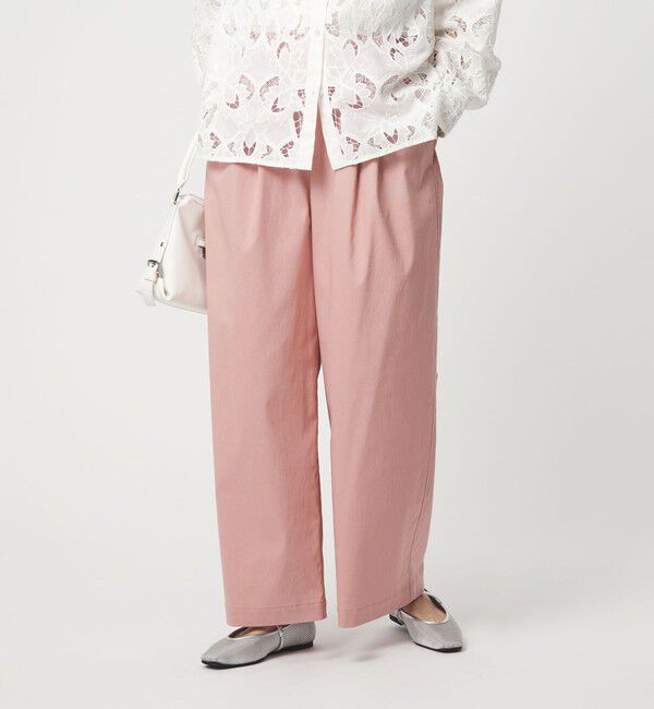 UNITED ARROWS green label relaxing「［size SHORT/TALLあり］オルマイ LI/MIX ワイド パンツ」|その他|