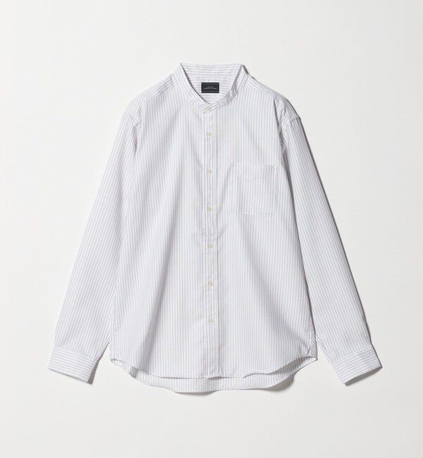 UNITED ARROWS green label relaxing「W/R オックスフォード バンドカラー 長袖 シャツ」|シャツ・ブラウス|