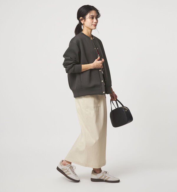 UNITED ARROWS green label relaxing「ダンボール ノーカラー カーディガン」|カーディガン|