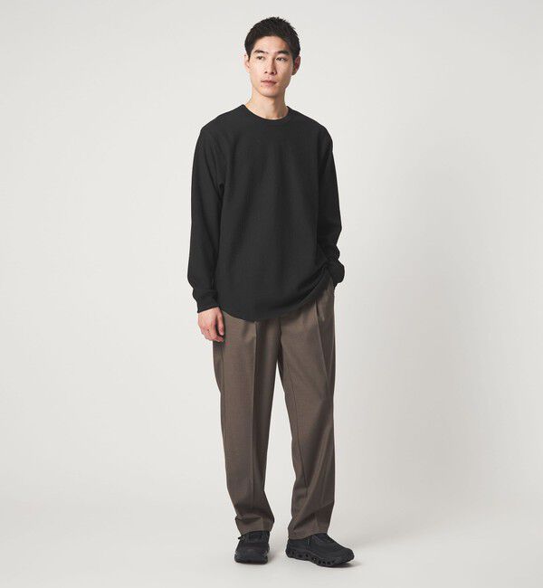 UNITED ARROWS green label relaxing「ドライワッフル クルーネック Tシャツ -吸水速乾-」|Tシャツ・カットソー|