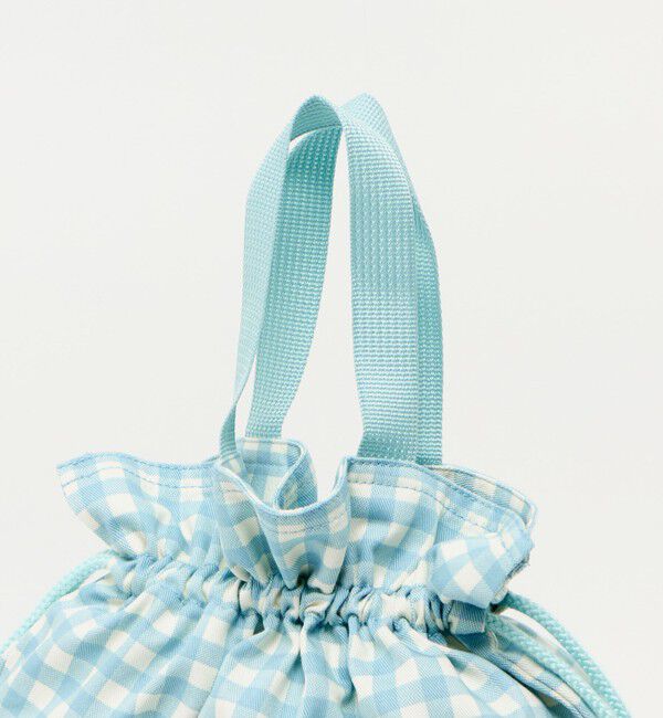 UNITED ARROWS green label relaxing「巾着バッグ（大）（ギンガム） / キッズ」|その他|