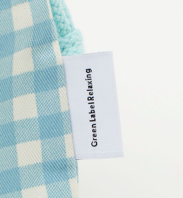UNITED ARROWS green label relaxing「巾着バッグ（大）（ギンガム） / キッズ」|その他|