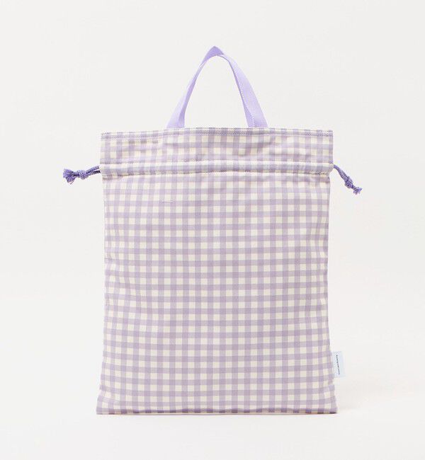 UNITED ARROWS green label relaxing「巾着バッグ（大）（ギンガム） / キッズ」|その他|