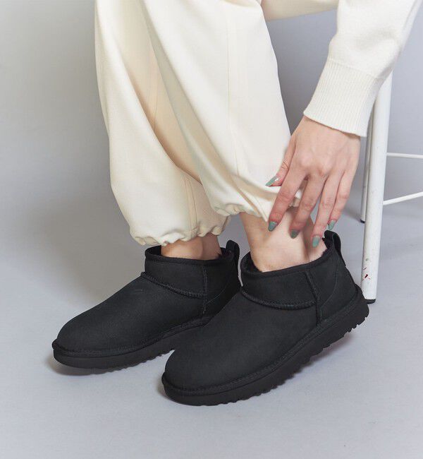 BEAUTY&YOUTH UNITED ARROWS「＜UGG＞クラッシック ウルトラミニブーツ」|ショートブーツ|BLACK