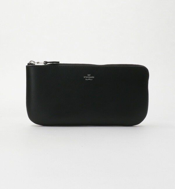 BEAUTY&YOUTH UNITED ARROWS「＜STANDARD SUPPLY＞オーバル ジップ トップ ウォレット」|財布|BLACK